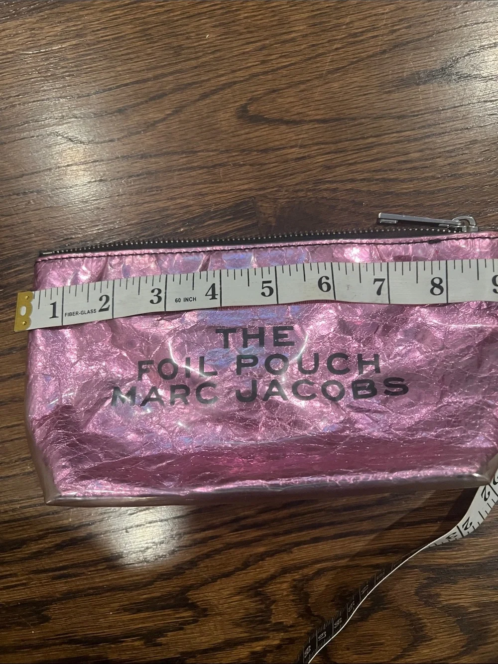 Marc Jacobs Metallic Pink Foil Pouch